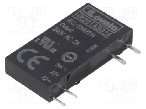 Relé: Semicondutores, Ucoma: 24vdc, 2a, 24÷280vac, Versão: 1-Fásico