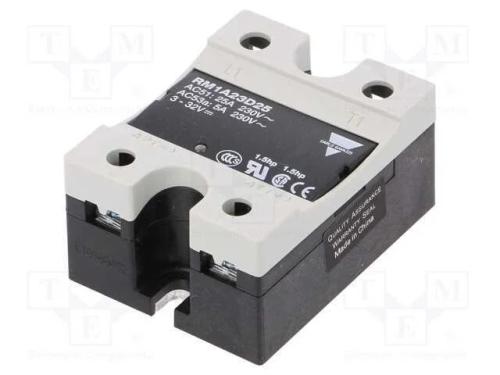 Relé: Semicondutores, Ucoma: 3÷32vdc, 25a, 24÷265vac, -20÷70c