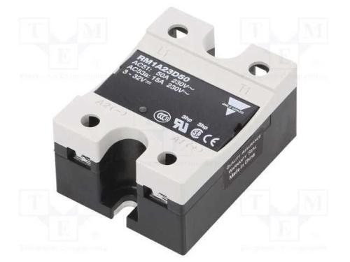 Relé: Semicondutores, Ucoma: 3÷32vdc, 50a, 24÷265vac, -20÷70c