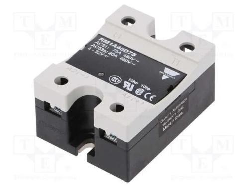 Relé: Semicondutores, Ucoma: 4÷32vdc, 75a, 42÷530vac, -20÷70c