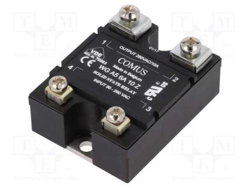 Relé: Semicondutores, Ucom: 90÷280vac, 10a, 24÷280vac, -20÷80c