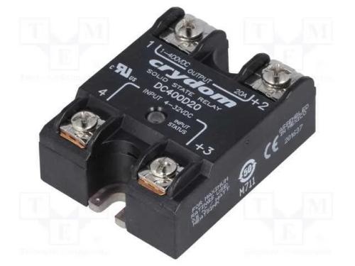 Relé: Semicondutores, Ucoma: 4÷32vdc, 20a, 1÷400vdc, Série: Dc400
