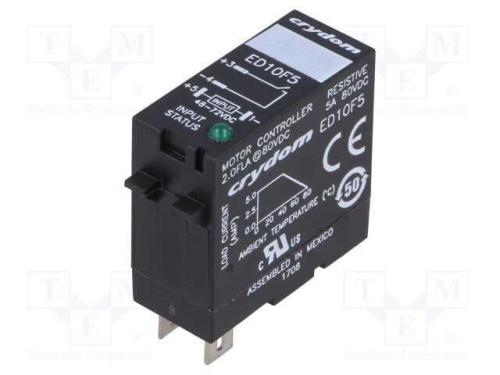 Relé: semicondutores, Ucoma: 48÷72VDC, 5A, 1÷80VD.