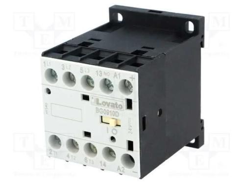 Contator: 3 Polos, No X3, Contatos Auxiliares: No, 24vdc, 9a, Bg