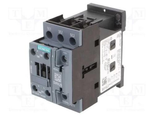 Contator: 3 Polos, No X3, Contatos Auxiliares: No + Nc, 110vac