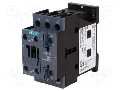 Contator: 3 Polos, No X3, Contatos Auxiliares: No + Nc, 230vac