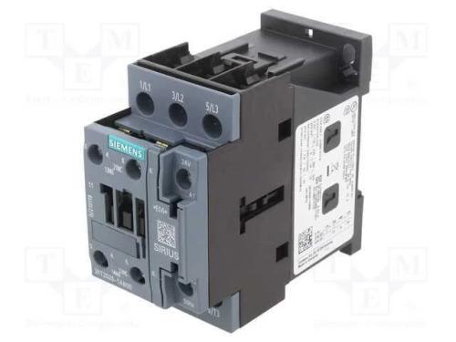 Contator: 3 Polos, No X3, Contatos Auxiliares: No + Nc, 24vac, 25a