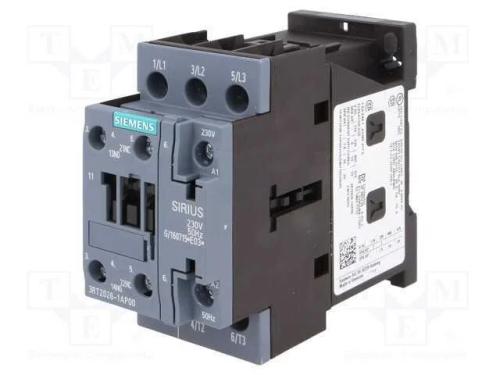 Contator: 3 Polos, No X3, Contatos Auxiliares: No + Nc, 230vac