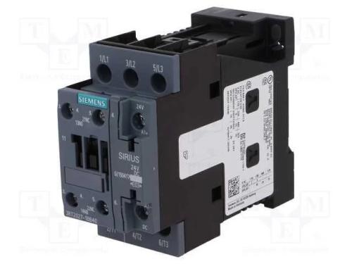 Contator: 3 Polos, No X3, Contatos Auxiliares: No + Nc, 24vdc, 32a