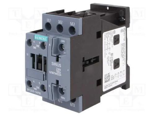Contator: 3 Polos, No X3, Contatos Auxiliares: No + Nc, 230vac