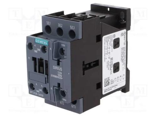 Contator: 3 Polos, No X3, Contatos Auxiliares: No + Nc, 110vac