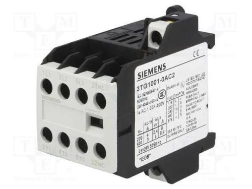Contator: 4-De Polo, Nc + No X3, 24vac, 8,4a, 3tg10