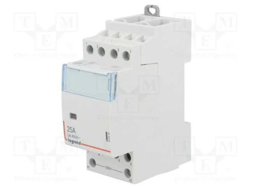 Contator: 4-De Polo de Instalação, No X4, 230vac, 25a, Sm400