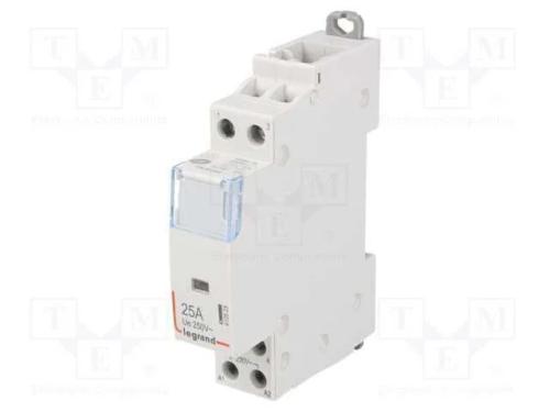 Contator: 2-De Polo de Instalação, No X2, 230vac, 25a, Sm400
