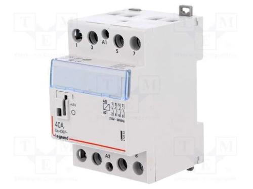 Contator: 4-De Polo de Instalação, No X4, 230vac, 40a, Sm300