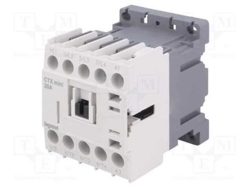 Contator: 4-De Polo, No X4, 230vac, 20a, para Trilho Din, -5÷40c