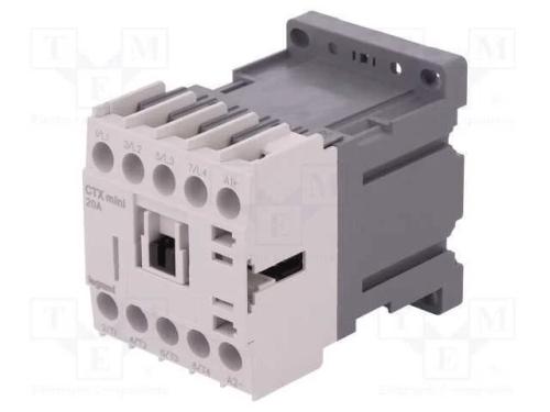 Contator: 4-De Polo, No X4, 24vdc, 20a, para Trilho Din, Ctx3 Mini