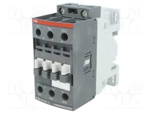 Contator: 3 Polos, No X3, 24÷60vac, 20÷60vdc, 26a, Af, -25÷60c