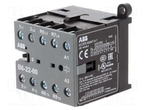 Contator: 4-De Polo, Nc X2 + No X2, 220÷240vac, 6a, B6, -20÷55c