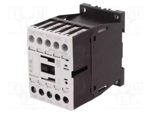 Contator: 4-de polo, NC + NO x3, 230VAC, 4A, para.