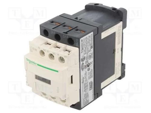 Contator: 3 Polos, No X3, Contatos Auxiliares: No + Nc, 48vdc, 18a