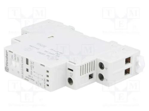 Contator: 2-De Polo de Instalação, 25a, 24vac, 24vdc, No X2, Ip20