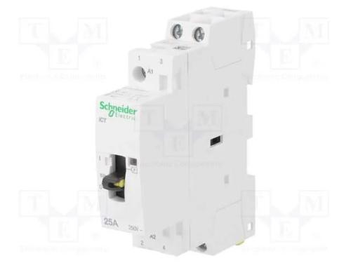 Contator: 2-De Polo de Instalação, 25a, 220vac, No X2, Ip20, 500v
