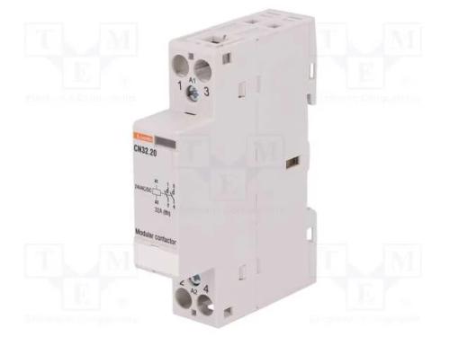 Contator: 2-De Polo de Instalação, 32a, 24vac, 24vdc, No X2