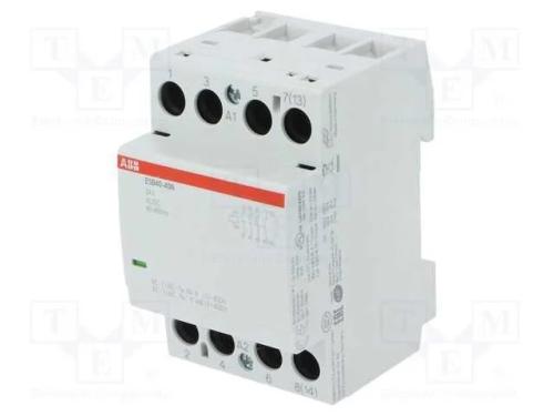 Contator: 4-de polo de instala&ccedil;&atilde;o, 40A, 24VAC, 24.