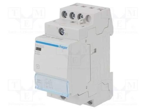 Contator: 3-De Polo de Instalação, 25a, 230vac, No X3, -10÷50c