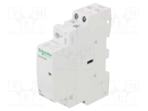 Contator: 2-De Polo de Instalação, 24a, 220vac, No X2