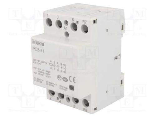 Contator: 4-De Polo de Instalação, 63a, 230vac, 220vdc