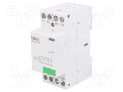 Contator: 4-De Polo de Instalação, 25a, 230vac, Nc X4