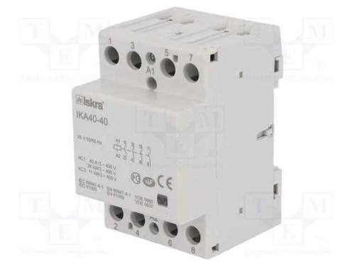 Contator: 4-De Polo de Instalação, 40a, 24vac, No X4