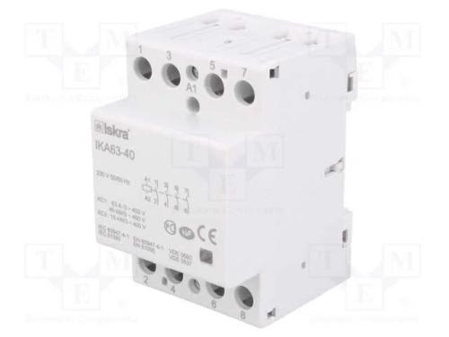 Contator: 4-De Polo de Instalação, 63a, 230vac, No X4