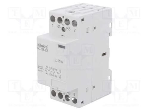 Contator: 4-de polo de instala&ccedil;&atilde;o, 25A, 230VAC, 2.