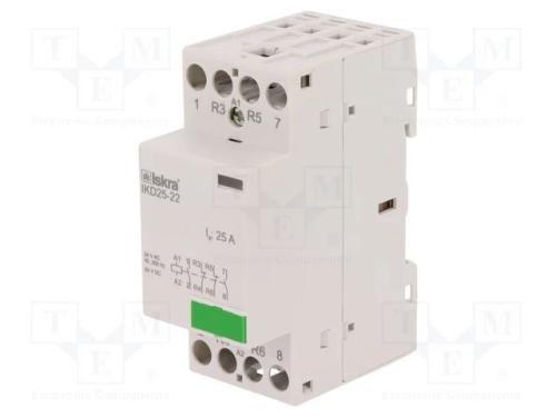 Contator: 4-De Polo de Instalação, 25a, 24vac, 24vdc