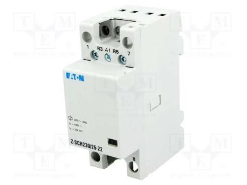 Contator: 4-De Polo de Instalação, 25a, 230vac, Nc X2 + No X2