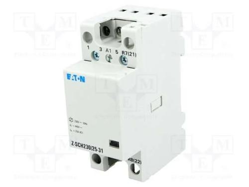 Contator: 4-De Polo de Instalação, 25a, 230vac, Nc + No X3