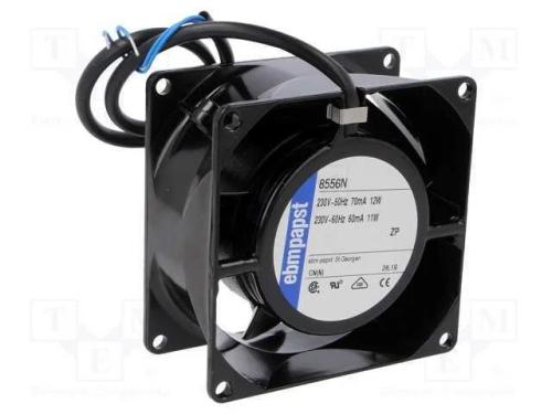 Ventilador: Ac, Transversal, 230vac, 80x80x38mm, 50m3/H, 31dba
