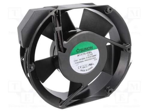Ventilador: Ac, Transversal, 115vac, 171x151x51mm, 51dba, Esférico