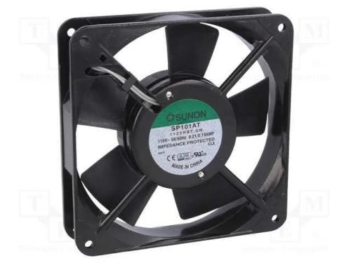Ventilador: Ac, Transversal, 115vac, 120x120x25mm, 132m3/H(+7%)