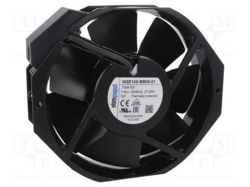 Ventilador: AC, transversal, 115VAC, 172x150x38mm.