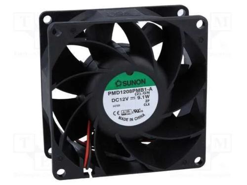 Ventilador: Dc, Transversal, 12vdc, 80x80x38mm, 143m3/H, 55,2dba
