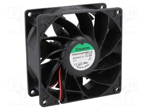 Ventilador: DC, transversal, 24VDC, 92x92x38mm, 2.