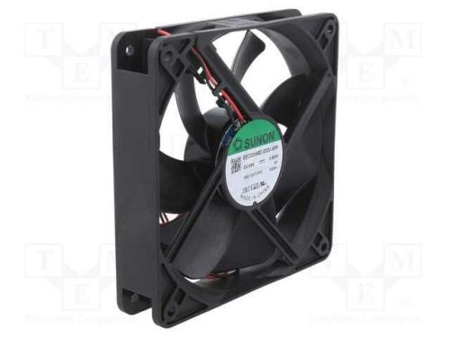 Ventilador: DC, transversal, 48VDC, 120x120x25mm,.