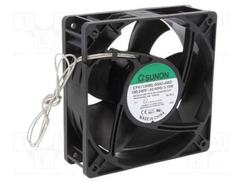 Ventilador: EC, transversal, 230VAC, 120x120x38mm.