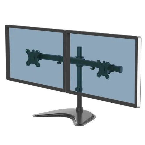 Fellowes Ergonomics Freestanding Arm For 2 Monitors - Horizontal Seasa - Former Professional Series