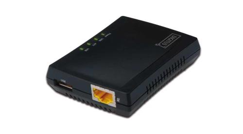Digitus Usb-Netzwerkserver 1-Port +Printserver, Nas-&Usb-Hub