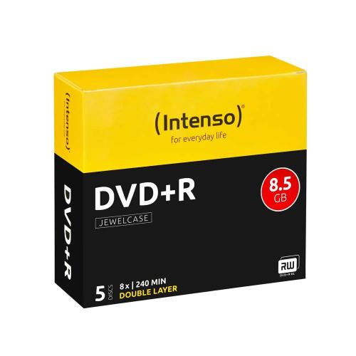 Dvd+R Intenso 8,5gb 5pcs Jewelcase Double Layer